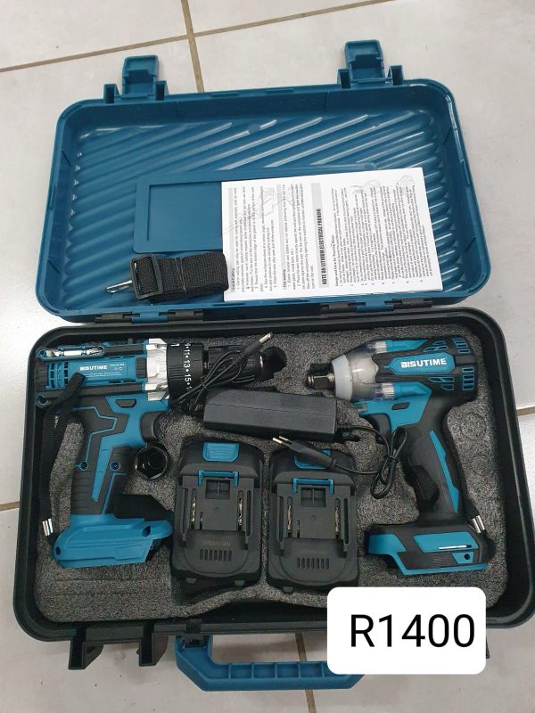 Cordless Impact & 10mm Drill Combo Kit – R1400