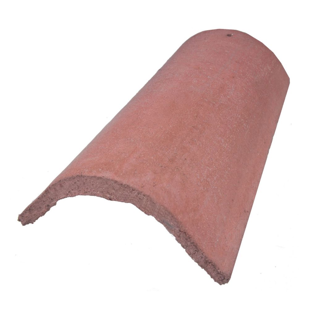 ROOF TILE TAPERED RIDGE RED